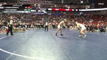 3A-215 lbs Cons. Round 2 - Conner Bistricky, Prairie, Cedar Rapids vs Alex Gassman, Western Dubuque