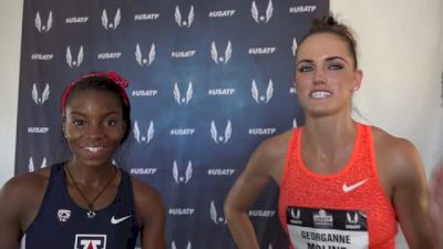 Georganne Moline and Nnenya Hailey qualify out of semis