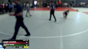 235 lbs Cons. Round 3 - Luther Johannes, Medford vs Merrick Radke, Byron