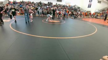 95-99 lbs Round 1 - Dominic Hunke, Lander Middle School vs Sawyer Wilson, Thermopolis Middle School