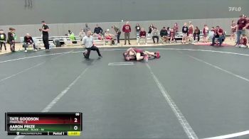 88 lbs Round 5 (6 Team) - Aaron Prize, Team Donahoe - Black vs Tate Goodson, Poquoson