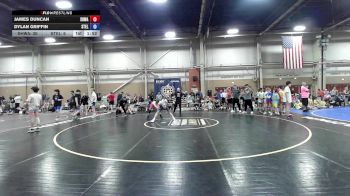 110 lbs Rr Rnd 6 - James Duncan, South Hills Wrestling Academy - MSE vs Dylan Griffin, Steller Trained Skywalkers - MSE