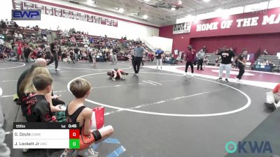 55 lbs Final - Garrett Doyle, Cowboy Wrestling Club vs Jasper Lockett Jr, Cowboy Wrestling Club