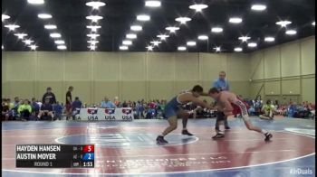 170 Round 1 Austin Moyer (Arizona) vs. Hayden Hansen (Oklahoma)