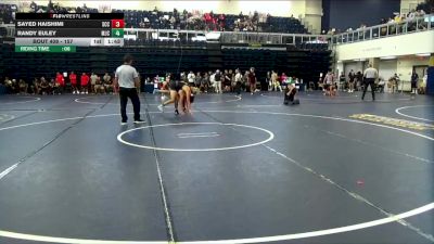 157 lbs Cons. Round 3 - Sayed Haishimi, Sacramento City College vs Randy Euley, Modesto Junior College