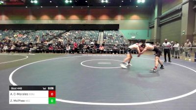 184 lbs Quarterfinal - Adrian Chavez-Morales, Southern Oregon vs Zak McPhee, Wisconsin-Eau Claire