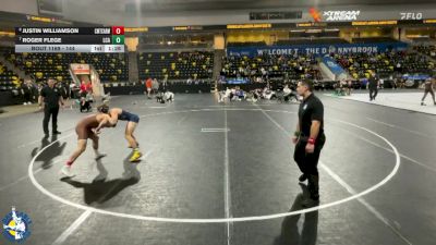 144 lbs 5th Place Match - Justin Williamson, Chicago (Mt. Carmel) vs Roger Flege, La Crosse Aquinas