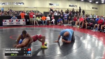 106 Round 4 Davon Powell (South Carolina) vs. Chris Whisenant (Arkansas)