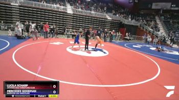 94 lbs Round 3 - Lucila Scharp, Jackson Hole Wrestling Club vs Mercedes Goodman, Riverton USA Wrestling