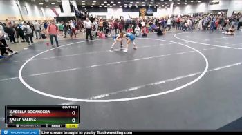 100 lbs Champ. Round 1 - Isabella Bocanegra, AZ vs Katey Valdez, CO