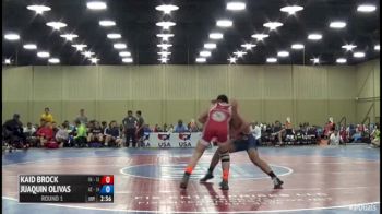 132 Round 1 Juaquin Olivas (Arizona) vs. Kaid Brock (Oklahoma)