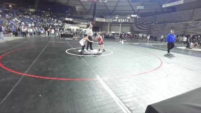 93 lbs Cons. Round 2 - Hunter Smetzler, Shelton Wrestling Club vs Kaiden Burton, Cement City Wrestling Club