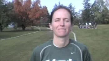 Coach Kim McGreevy - MSU - Pre-race