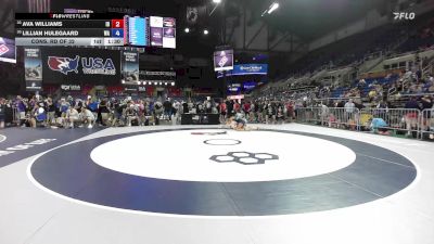 120 lbs Cons. Rd Of 32 - Ava Williams, ID vs Lillian Hulegaard, WA