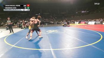 6A Boys 215 lbs 1st Place Match - Brandon Cook, Forest Grove Boys vs Lucas McCall-Petke, McDaniel Boys