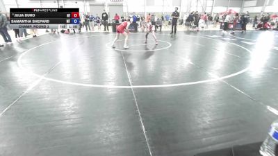 14U Girls - 95 lbs Champ. Round 2 - Julia Duro, NY vs Samantha Shepard, MT