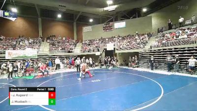 105 lbs Cons. Round 2 - Jackson Rugaard, Team Grand Valley Elite vs Jeramiah Musbach, Green River Grapplers