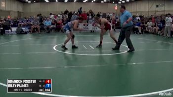 132 Round 1 Riley Palmer (Pennsylvania) vs. Brandon Forster (Washington)