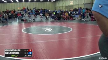 160 Round 2 Carlin Powell (Georgia 1) vs. Cory Washburn (Nebraska 1)