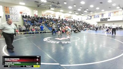 190 lbs Semifinal - Sean Magtoto, Cathedral Catholic vs Tasman Cassell, Newbury Park