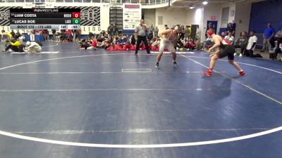 172 lbs 7th Place - Liam Costa, Moon vs Lucas Boe, Lake Highland Prep-FL