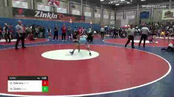 127 lbs Semifinal - Cisco Cabrera, Buchanan vs Hayden Zinkin, Bullard