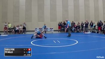 106 Round 3 Ty Mills (Indiana) vs. Gable Fox (Iowa 2)