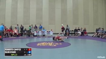 113 Round 2 Kade Evans (Utah) vs. Roberto Campos (Illinois)