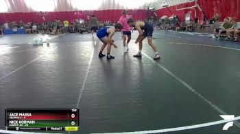 150 lbs Round 4 (10 Team) - Jace Massa, Aquinas 2 vs Nick Korman, Albert Lea