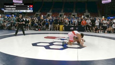 120 lbs Champ. Rd Of 32 - Jack Anello, New Jersey vs Cohen Reer, Ohio