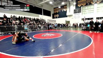 138 lbs Semifinal - Zaydrein Hernandez, St. John Bosco vs Oliver Benninghoff, Trabuco Hills