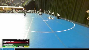 102 lbs Champ. Round 2 - Chase Miller, Immortal Athletics WC vs Carter Koenig, Iowa