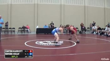 160 Round 2 Hayden Hidlay (Pennsylvania) vs. Canten Marriott (Missouri)