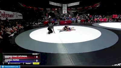 152 lbs Placement (12 Team) - Hannah Mae Catungal, SDIKWA vs Andrea Mateo, LAWA