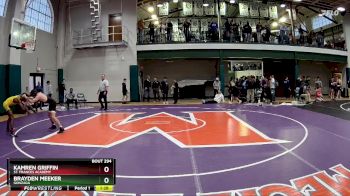 120 lbs Cons. Round 4 - Brayden Meeker, Gonzaga vs Kamren Griffin, St. Frances Academy
