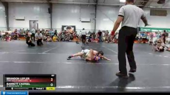 80 lbs Round 1 (8 Team) - Brandon Lefler, Steel Valley Renegades vs Barrett Casteel, Alabama Elite