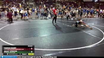 68-69 lbs Round 1 - Brody Spencer, Olympian Wrestling vs Thomas Bagby, Cheyenne Mountain Wrestling Club