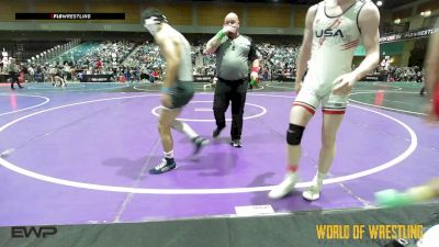 132 lbs Consi Of 16 #2 - Adonijah Stanton, Salem Elite Mat Club vs Kayden Menzio, Underdog