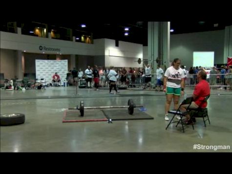 World Fitness Strongman Women's Axle Clean & Press