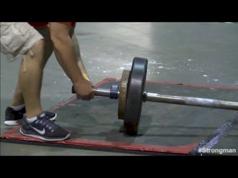 World Fitness Strongman Men's Axle Clean & Press