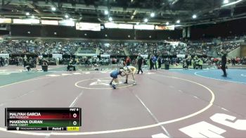 120 lbs Quarterfinal - MaKenna Duran, Crook County vs Maliyah Garcia, New Plymouth