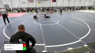 65 lbs Semifinal - Pierce Zamora, Powerline WC vs Canyon Montijo, Payson WC