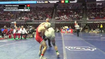 2A-144 lbs Cons. Round 2 - Braxton Johnson, Estherville Lincoln Central vs Jayden Bucknell, NH/TV