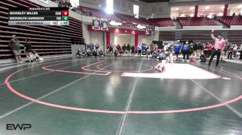 120 lbs Quarterfinal - Mckinley Miller, Chandler HS Girls vs Brooklyn Harrison, Piedmont High School Girls