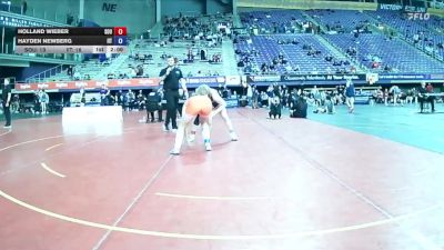 145 lbs Semis & 3rd Wb (16 Team) - Holland Wieber, Southern Oregon University vs Hayden Newberg, Indiana Tech