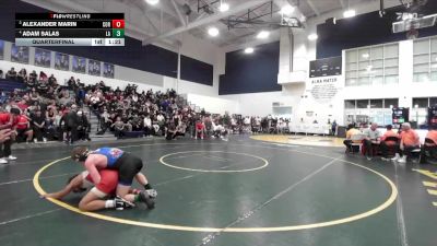 150 lbs Quarterfinal - Alexander Marin, Corona vs Adam Salas, Los Alamitos