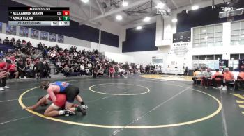 150 lbs Quarterfinal - Alexander Marin, Corona vs Adam Salas, Los Alamitos