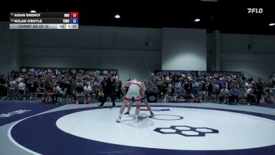 86 kg Champ. Rd Of 32 - Aidan Brenot, Bison Wrestling Club vs Nolan O'Boyle, Tar Heel Wrestling Club