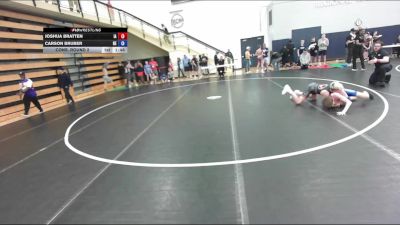 100 lbs Cons. Round 2 - Joshua Bratten, IA vs Carson Bruber, NE