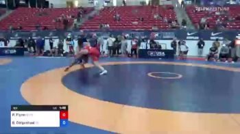 88 lbs Quarterfinal - Patrick Flynn, West Virginia Regional Training Center vs Bizhan Delgoshaei, California